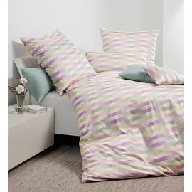 JANINE Carmen S 55124 06 gestreift multicolor 135 x 200 cm + 80 x 80 cm