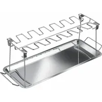 Westmark Hähnchenhalter 15 cm Edelstahl Silber/Weiß