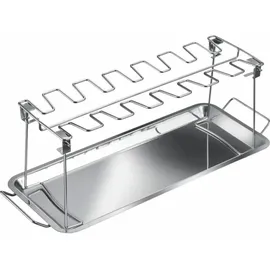 Westmark Hähnchenhalter 15 cm Edelstahl Silber/Weiß