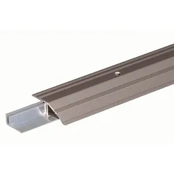 Alberts 90 cm Ausgleichsprofil Pro, Alu, Bronze elox, B: 44 mm | Höhen-Ausgleich geriffelt