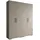 abiks möbel Drehtürenschrank INOVA 200 x 236,7 x 47 cm Schwarz