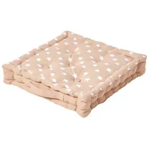 Homescapes Kissenbezug Sterne 40 x 40 cm Beige