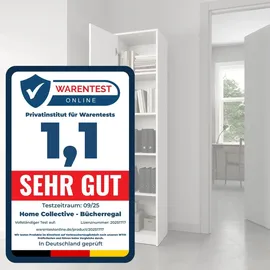 home collective Bücherregal Kleiderschrank 40 x 35 x 180 cm Weiß