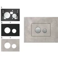TECE 9240631 TECEloop Blendenträger für WC-Betätigungsplatte, befliesbar