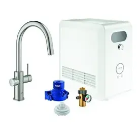 Grohe Blue Professional C-Auslauf Set supersteel 31325DC2