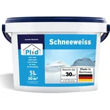 Plid Schneeweiß Wandfarbe weiß matt 5 l