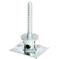 GAH Alberts Pfostenträger 12 x 140 mm Silber/Stahl