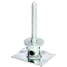 GAH Alberts Pfostenträger 12 x 140 mm Silber/Stahl