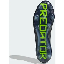 adidas Predator Elite Laceless FG Nockenschuhe, schwarz, Größe 42 2/3 - Core Black/Carbon/Lemon / 42 2⁄3