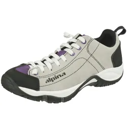 Trainingsschuh ALPINA SPORTS "Lou", Gr. 36, grau (grau, mehrfarbig), Leder, sportlich, Schuhe, mit robuster Sohle