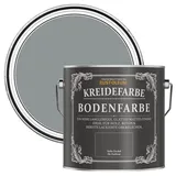 Rust-Oleum kratzfeste Kreidefarbe Bodenfarbe in mattem Finish -Anthrazit 2.5L