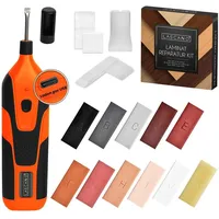 Lascano Reparaturset, für Laminat Parket, Holz, Vinylböden und Fliesen inkl. Wachsschmelzer mit USB-Anschluss