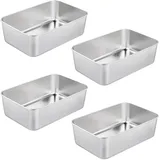 sinjeun Brotbackform Edelstahl 2er-Set 23,5 x 12,5 x 6,5 cm