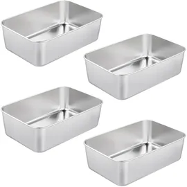 sinjeun Brotbackform Edelstahl 2er-Set 23,5 x 12,5 x 6,5 cm
