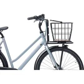 Basil Nordland Fahrradkorb Schwarz/Natur Braun