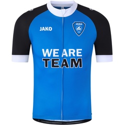 JAKO Fahrrad Trikot Herren kurzarm (Blau / Größe 5XL / Unisex)