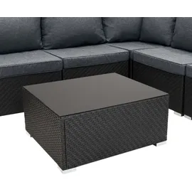 MONSTER SHOP Rattan Modular Set 7-tlg. Schwarz