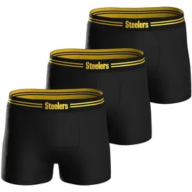 NFL Huddle Boxershorts gelb / schwarz XL 3er Pack