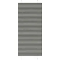 VidaXL Plissee Anthrazit 85x200 cm Stoffbreite 84,4 cm Polyester