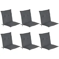 Beautissu Niederlehner Auflage Loft NL 100x50x6cm Graphitgrau