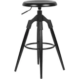 KADIMA DESIGN Barhocker Tiber 53 x 53 x 80 cm Schwarz