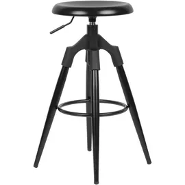 KADIMA DESIGN Barhocker Tiber 53 x 53 x 80 cm Schwarz