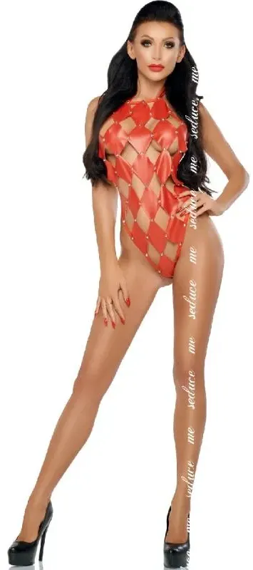 ME-SEDUCE - GWEN TEDDY ROT XXL/XXXL - XXL/XXXL