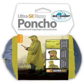 Sea to Summit Ultra-Sil Nano Poncho Unisex Lime Einheitsgröße
