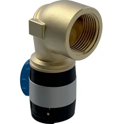 Geberit FlowFit Übergangsbogen 90 Grad mit bleifreier Rotguss 90 Grad 32mm-1"