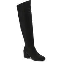 Schwarze Stiefel Lemar Damen Lederschuhe, 36