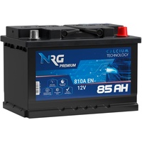NRG Premium Autobatterie 12V 85Ah 810A/EN Batterie ersetzt 74AH 75AH 77AH 80AH 82AH 83AH