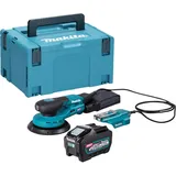 Makita BO 004 CGT101 Akku Exzenterschleifer 40 V max. 150 mm 3,0 mm Hub Brushless + 1x Akku 5,0 Ah + Makpac - ohne Ladegerät