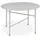 bomoe Beistelltisch Hellgrau Metall 53 x 36 cm