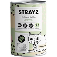 STRAYZ BIO Katze 6 x 400 g & Bio-Zucchini