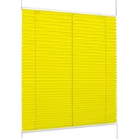 K-HOME Plissee Florida 70 x 130 cm Gelb/Weiß