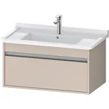 Duravit Waschtischunterschrank 1 Auszug 80 x 41 x 45,5 cm Taupe Matt