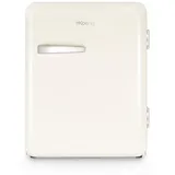 h.koenig Toad8 Mini-Kühlschrank 31 l 54 cm hoch Cremefarben