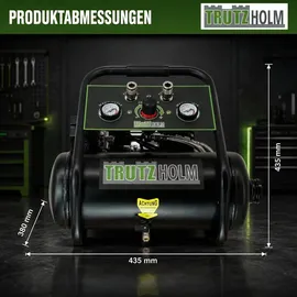 Trutzholm Flüsterkompressor 9L 900 W 8 bar