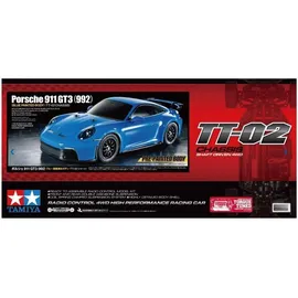 TAMIYA RC-Auto Porsche 911 GT3 (992) 1:10 Bausatz blau (300047496)