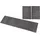 OTTO home Bettumrandung Shaggy 30, Höhe 30 mm, (3-tlg), gewebt, 2- oder 3-teilig, Bettvorleger, Läufer-Set, Uni-Farben blau