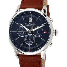 Tommy Hilfiger Kyle Blau Leder 42 mm 1791629
