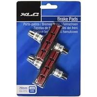 XLC Bremsschuhe BS-V01 4er Set 70 mm, Rot, Schwarz,