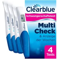 Clearblue Schwangerschaftstest Set, 1x Digitaler Frühschwangerschaftstest mit Wochenbestimmung + 1x Double-Check Frühtest + 2x Schnelle Erkennung Pregnancy Tests für Ergebnisse in nur 1 Minute