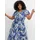 sheego Maxikleid Beige/Weiß Paisley 50