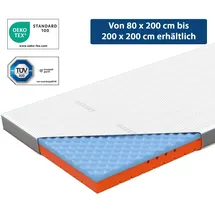 Genius eazzzy Topper Premium Cube Advance 90 x 200 cm weiß