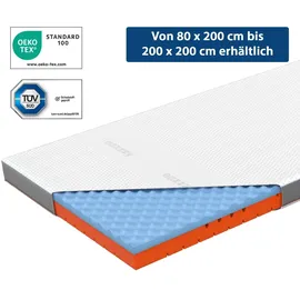 Genius eazzzy Topper Premium Cube Advance 90 x 200 cm weiß