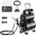 Vevor Airbrush Set 1/6 PS mit Luftkompressor & Tank, 1 Dual Action Airbrush Pistole mit 3 Düsen (0,2/0,3/0,5 mm) & Schlauch & Acrylfarbe & 1 Ventilator