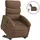 vidaXL Relaxsessel mit Aufstehhilfe Elektrisch Polyester 47 x 99,5 x 47 cm Braun