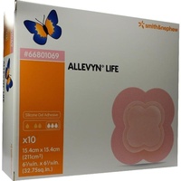 Smith & Nephew ALLEVYN Life 15,4x15,4 cm Silikonschaumverband 10 St