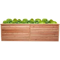 Mega-Holz Hochbeet Rhombus XL 232 x 80 x 73 cm Lärche